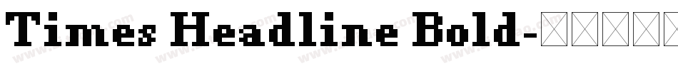 Times Headline Bold字体转换